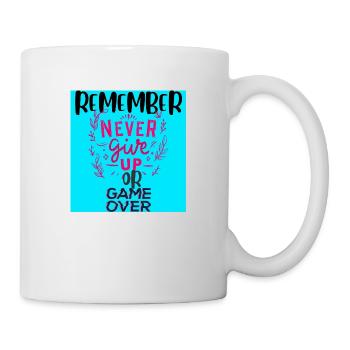 Motivator, cool inscription .interesting text - Mug - white - Right