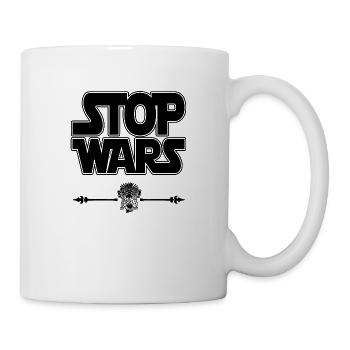 Stop Wars par SVAN (2022) NOIR - Mug blanc - blanc - Droite