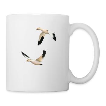 Schneegänse - Tasse - Weiß - Rechts