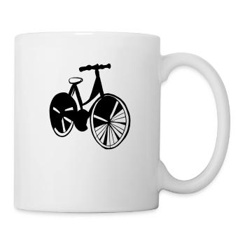 Fahrrad Gekritzel Fahrräder Radfahren Vektor 8 - Tasse - Weiß - Rechts