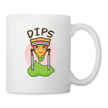 Nacho Doing Dips, Nacho Dip lustiges Wortspiel - Tasse - Weiß - Rechts