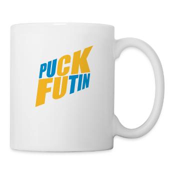 puck futin logo design - Mug - white - Right
