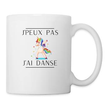 J'peux pas j'ai danse - Mug blanc - blanc - Droite
