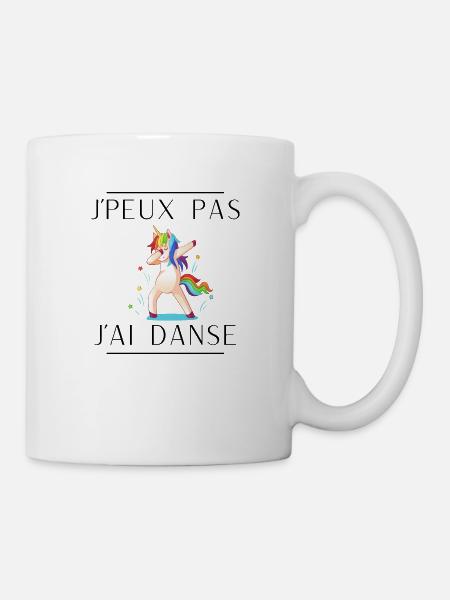 J'peux pas j'ai danse - Mug blanc - blanc