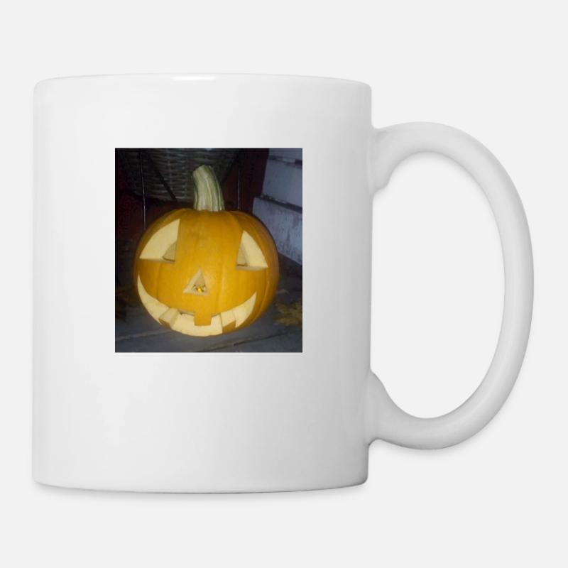 Kürbis - Tasse - Weiß