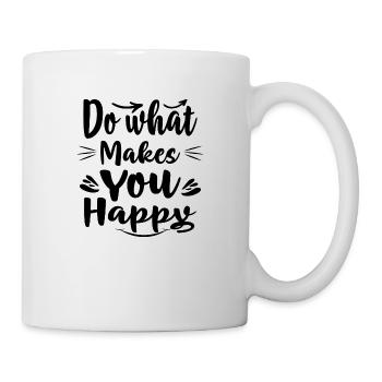 Faites ce qui vous rend heureux - Mug blanc - blanc - Droite