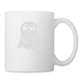 Papa Child Ghost Comic - Mug blanc - blanc - Droite