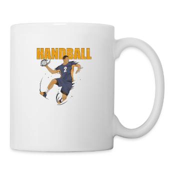 Handball - Mug blanc - blanc - Droite