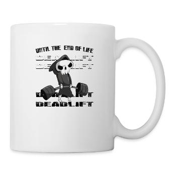 Deadlift PR T-Shirt - Tasse - Weiß - Rechts