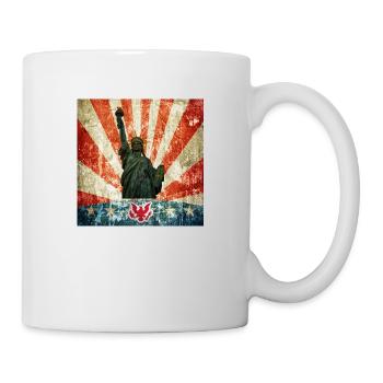 Freiheitsstatue, USA - Tasse - Weiß - Rechts