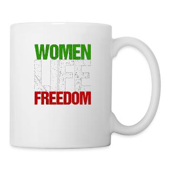 Iran Droits des femmes Féminisme Hijab Cadeau - Mug blanc - blanc - Droite