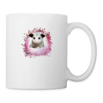 Opossum,mouse,rodent,graffiti - Mug - white - Right