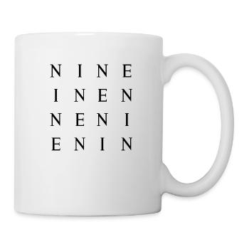 Nine - Tasse - Weiß - Rechts