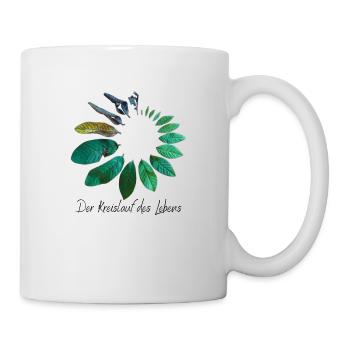 Leben - Tasse - Weiß - Rechts