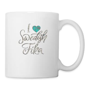 Suède Suède Viking Norden Scandinavie fika - Mug blanc - blanc - Droite