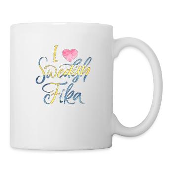 Suède Suède Viking Norden Scandinavie fika - Mug blanc - blanc - Droite
