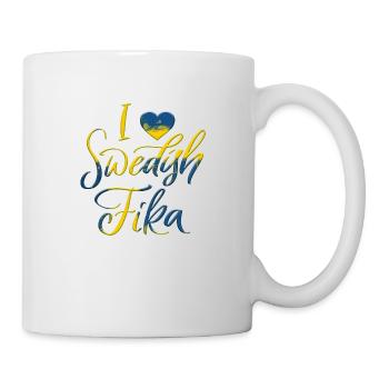 Suède Suède Viking Norden Scandinavie fika - Mug blanc - blanc - Droite