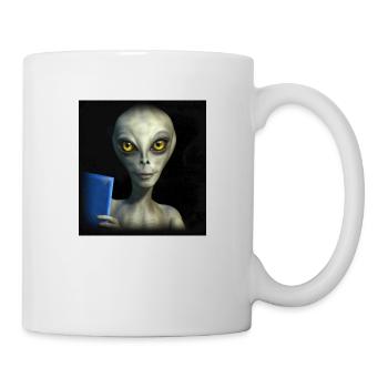 Alien Book - Mug - white - Right