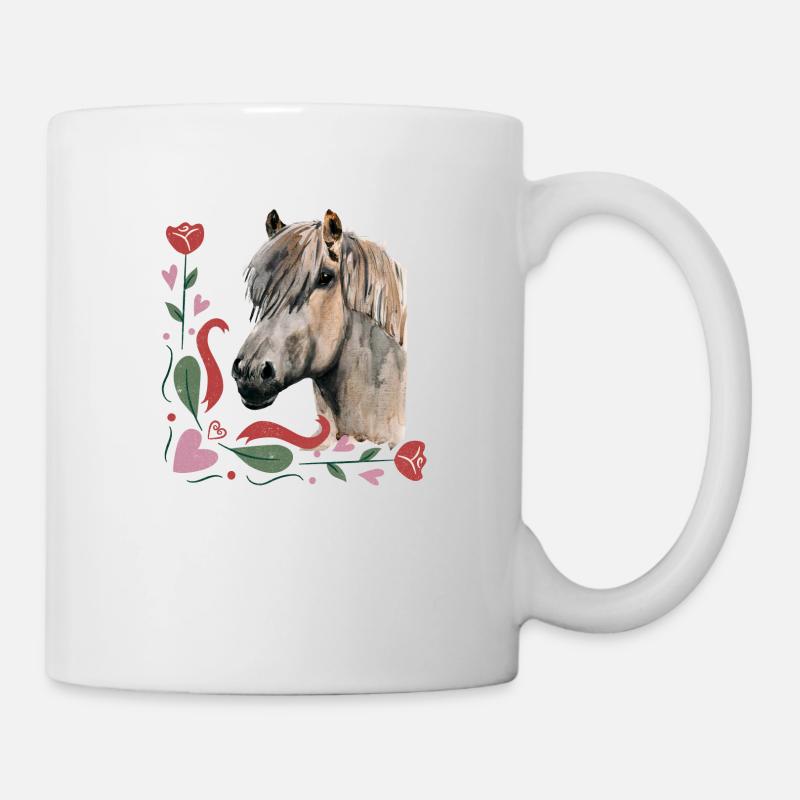 Pferde - Tasse - Weiß