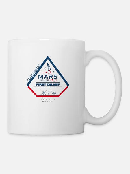 Walter & Wallis - Mars 3 - Mug - white