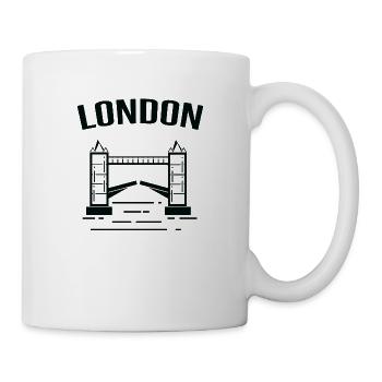 Londoner Brücke - Tasse - Weiß - Rechts