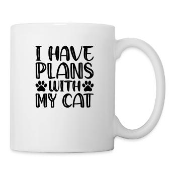 I Have Plans With My Cats - Mug - white - Right