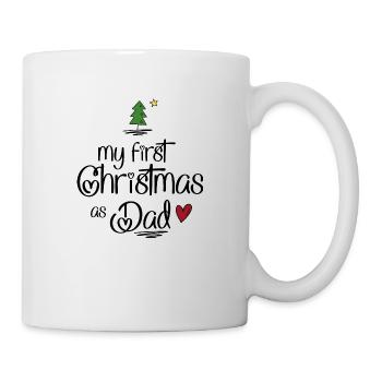 My First Christmas as Dad - Tasse - Weiß - Rechts
