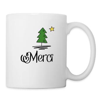Merci for Christmas - Mug - white - Right