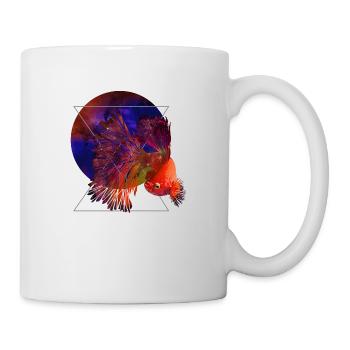 Weltraumfisch - Tasse - Weiß - Rechts