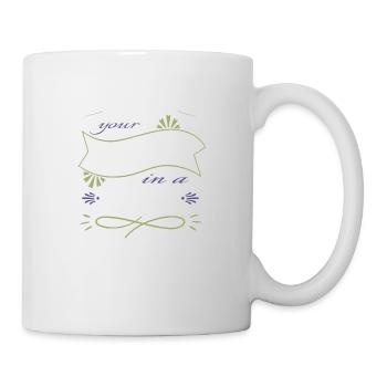 beard gang geek cute funny sayings dino - Tasse - Weiß - Rechts
