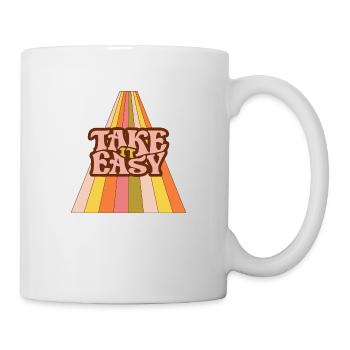 Take it Easy - Tasse - Weiß - Rechts