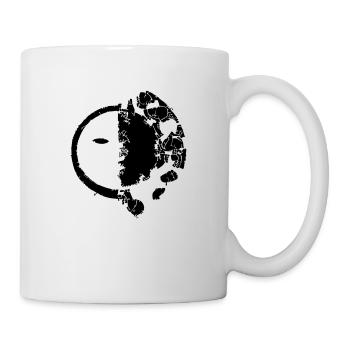 Sun Moon Mosaic Astrology Symbol Vector 1 - Mug - white - Right