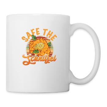 Safe the Schnitzel - Tasse - Weiß - Rechts