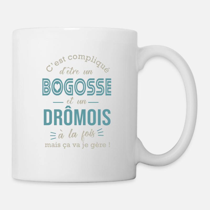 Drômois, dromois cadeau drôme, drome - Mug blanc - blanc