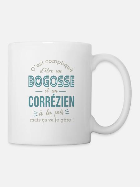 Corrézien cadeau corréze correze Correzien - Mug blanc - blanc