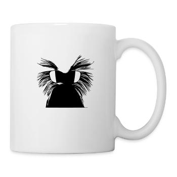 Porcupine Lunettes de soleil Mignons animaux Vecteur 22 - Mug blanc - blanc - Droite