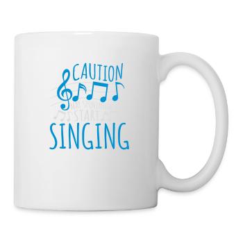 may spontaneously start singing - Mug - white - Right