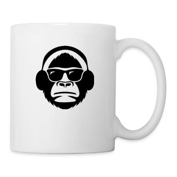 DJ Monkey - Mug - white - Right