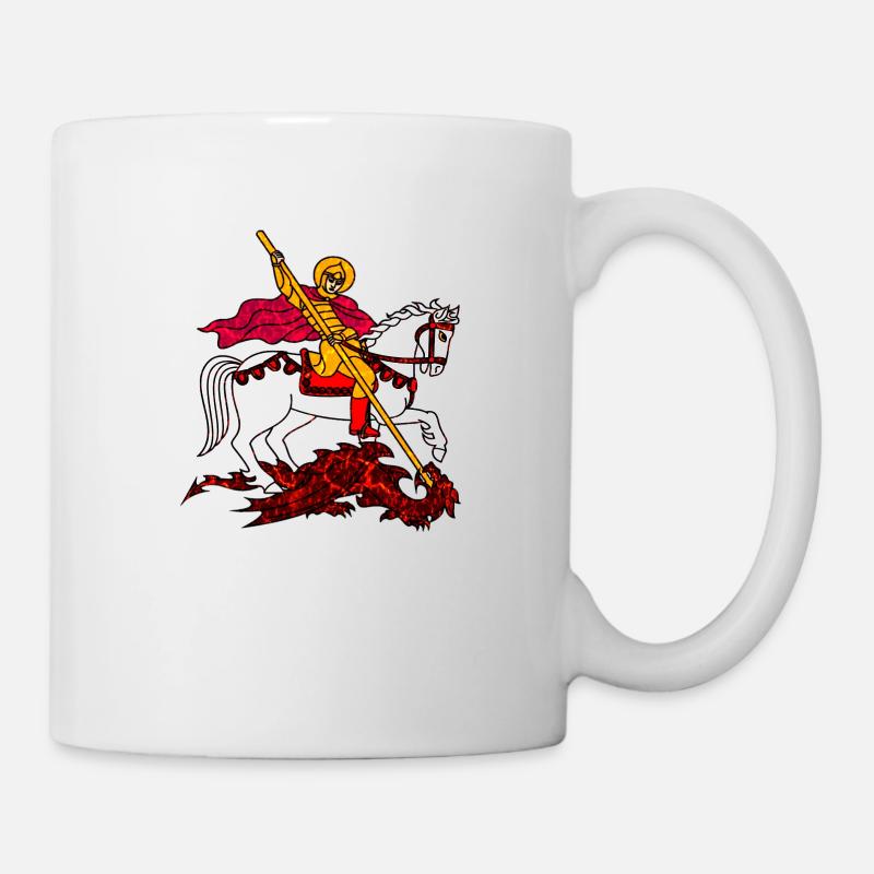 Michael Erzengel Heiliger Christlicher Engel Heiliger Heiliger Snkt - Tasse - Weiß