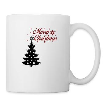 Merry Christmas - Tasse - Weiß - Rechts