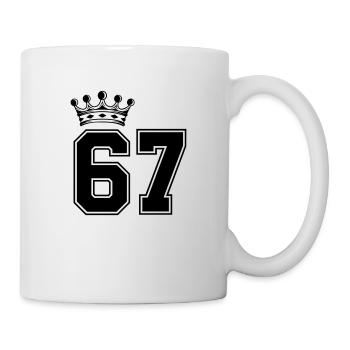 67 crowns - Mug - white - Right