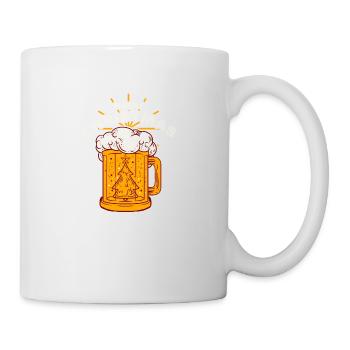 BIÈRE DE NOËL 2 - Mug blanc - blanc - Droite