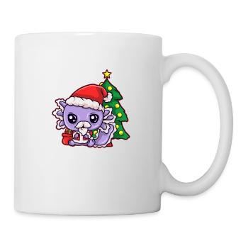 AXOLOTL NOËL DESIGN 3 - Mug blanc - blanc - Droite