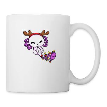 AXOLOTL NOËL DESIGN 2 - Mug blanc - blanc - Droite