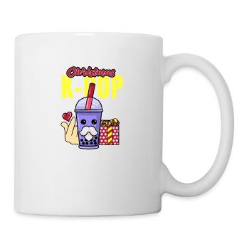 KPOP NOËL 4 - Mug blanc - blanc - Droite