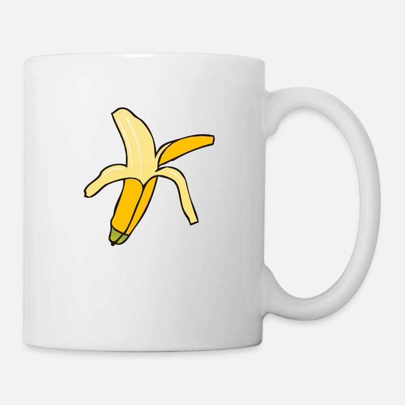 Banane 2 A - Tasse - Weiß