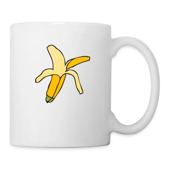 banaan - Mok - wit - Rechts