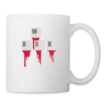 WASD Keyboard Keys Gamer - Mug - white - Right