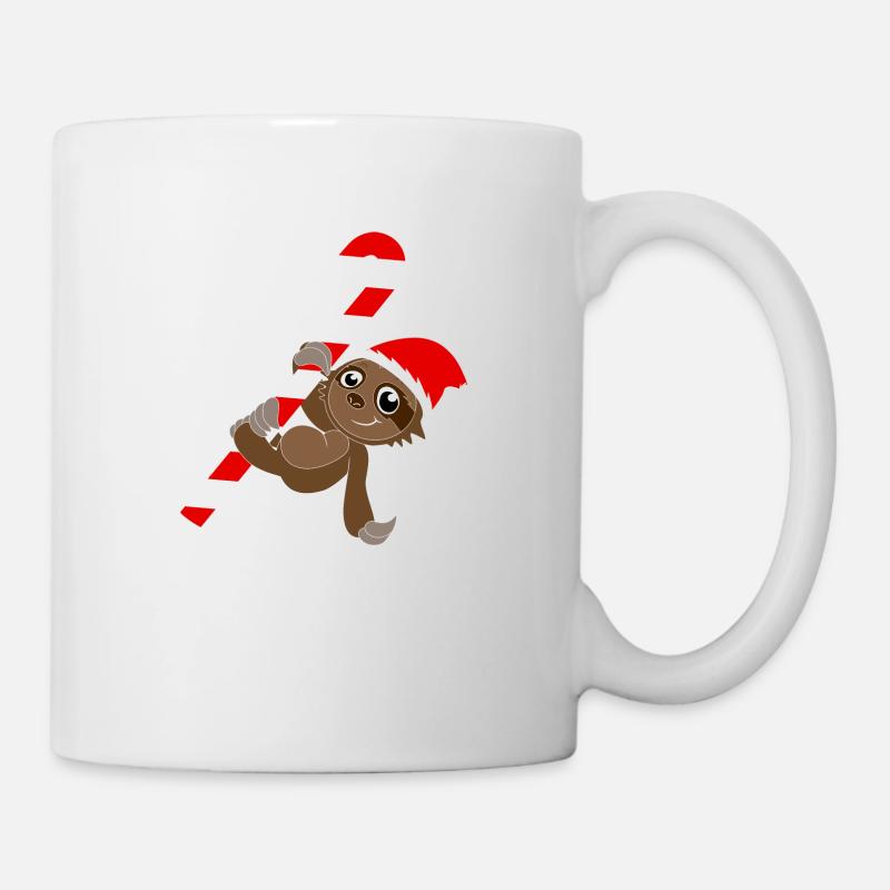 Faultier Weihnachten - Tasse - Weiß