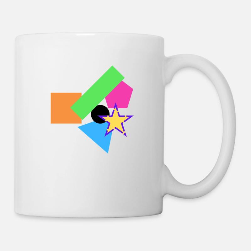 Geometrie - Tasse - Weiß